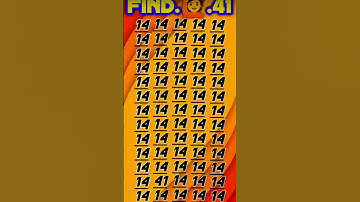 Find 👉 41 🤔 odd number puzzle 🧩 iq test 🧠 math reasoning puzzle 🧩 #iq #mathematicspuzzles #mathspu.