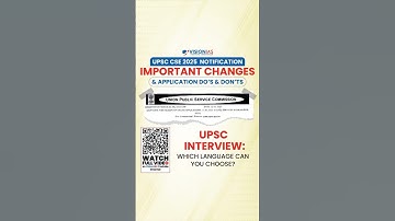 UPSC INTERVIEW: WHICH LANGUAGE CAN YOU CHOOSE?