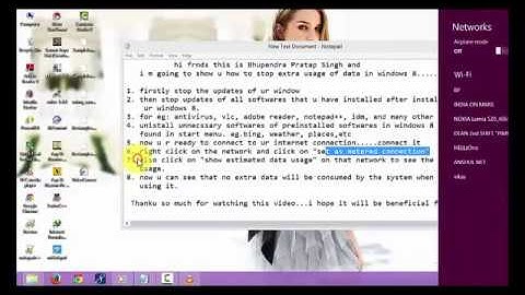 how to stop extra usage of internet data in windows 7/8/9/10