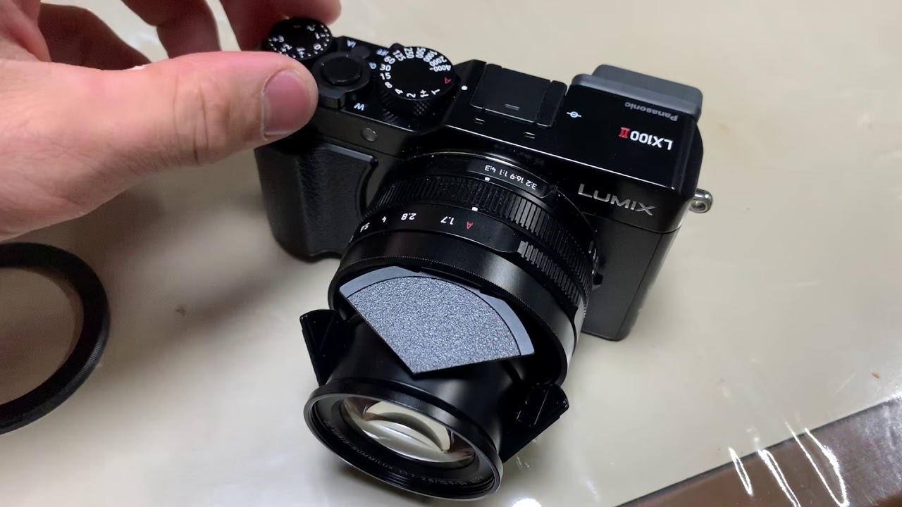 DC-LX100m2 Panasonic+自動開閉キャップ　+　バッテリー予備 Panasonic LX100M2(LX100Ⅱ)に純正自動開閉レンズキャップ DMW-LFAC1