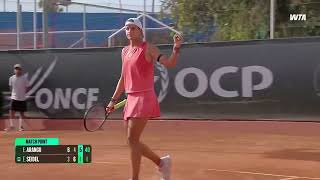 Emiliana Arango's graceful way of celebrating victory