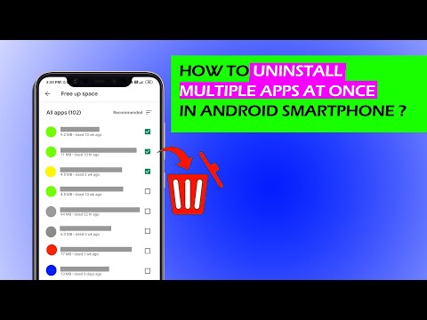How to Uninstall Multiple Applications at Once in Android Smartphone ?