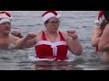 Berlin residents mark Christmas with chilly plunge