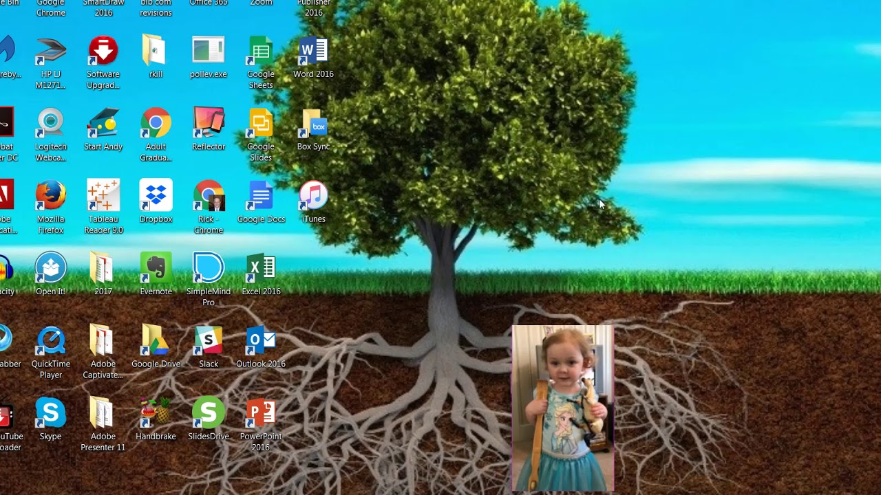 Rotating Picture File on Windows 7 Desktop - YouTube