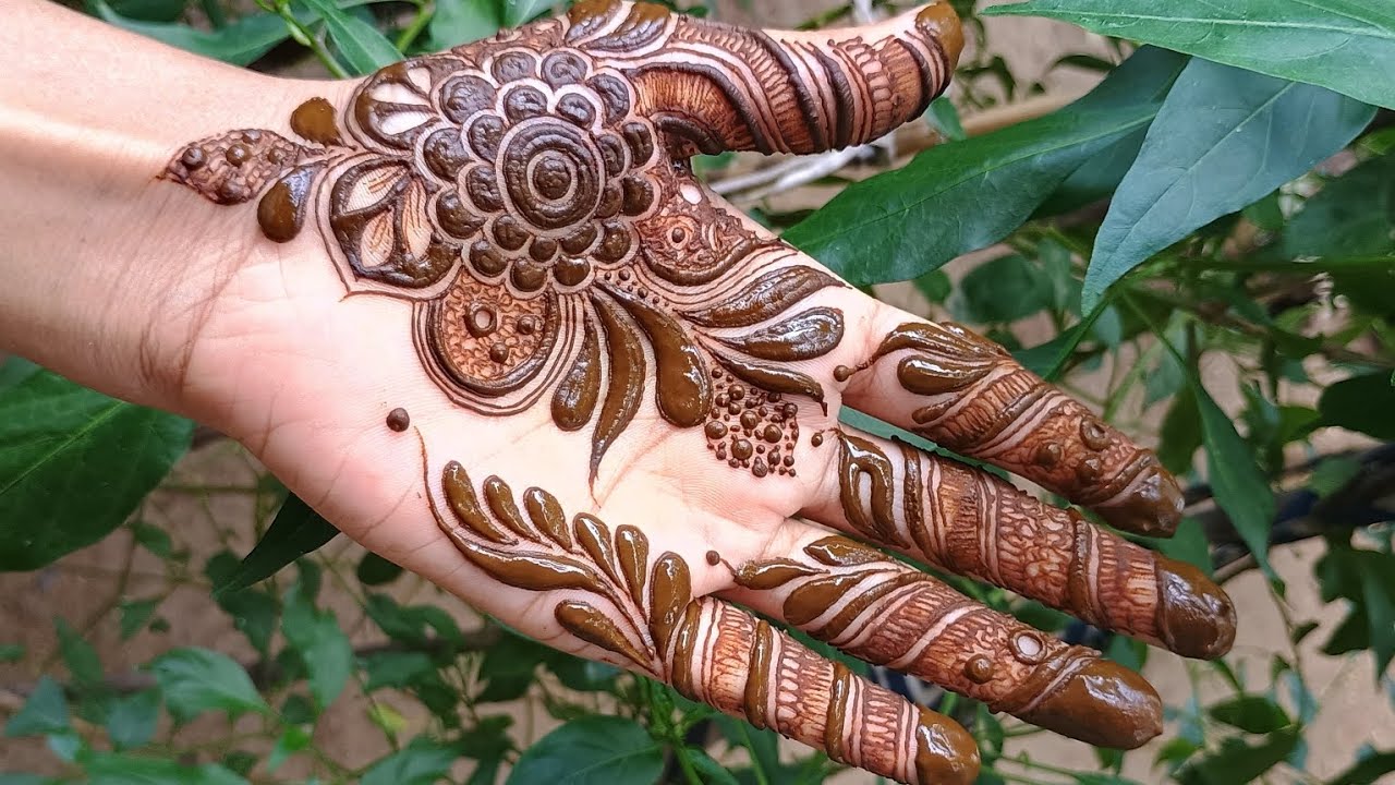 new mehndi designs 2024||trending mehndi||khiljia design mehndi