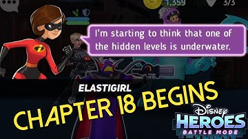 Disney Heroes Battle Mode CHAPTER 18 BEGINS PART 565 Gameplay Walkthrough - iOS / Android