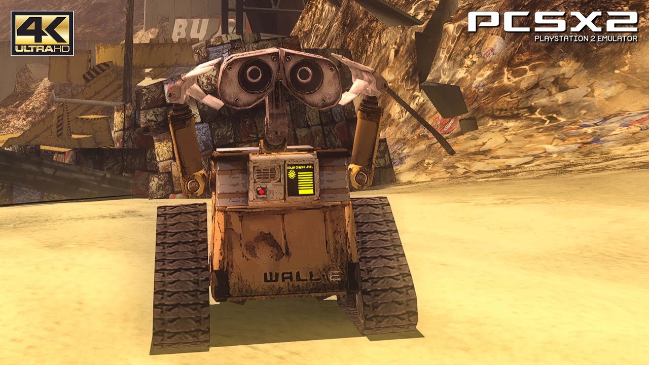 WALL-E - PS2 Gameplay 4k 2160p / HD Texture Pack (PCSX2)