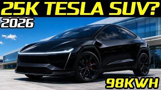 NEW $25K Tesla Model 2 SUV: 4.28m, $2,700 Cheaper Repairs & 100% LFP Charge