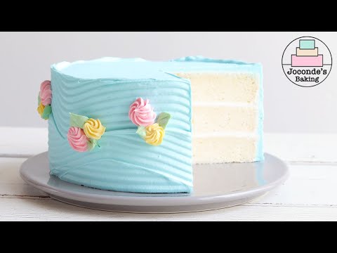 촉촉 보들보들 화이트벨벳 케이크 와 솜털(Ermine)버터크림 /<strong>Divine</strong> White Velvet Cake. Vanilla Ermine buttercream.