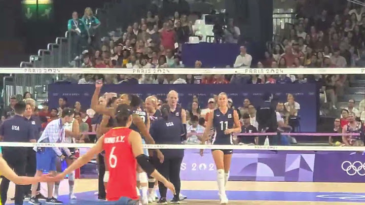 中国女排 vs 美国女排 2024 Paris 巴黎奧运