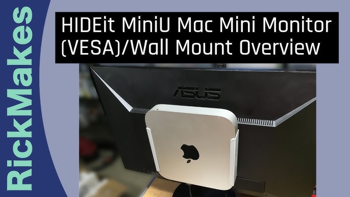 RackSolutions Secure Mini Mount Wall Mount for Mac Mini