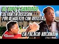 DJ TOPO & SANTIAGO MATIAS SE VAN EN DISCUSION POR ALMUERZO CON LOS ARTISTAS EN EL PALACIO NACIONAL