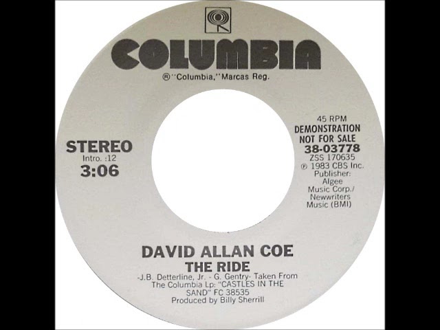 The Ride ~ David Allan Coe (1983) - YouTube
