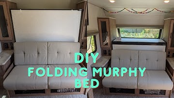 No Boundaries NOBO 19.3 Folding Murphy Bed DIY - Travel Trailer MODS