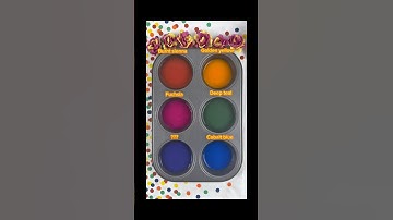 Guessing challenge mix 3 colors  and what surprise will happen #colormix #asmr #satisfying #fyp