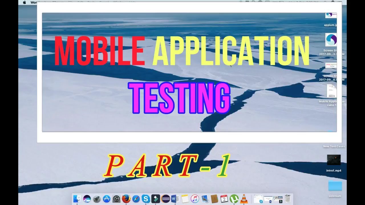 Mobile Application Testing Class 1 - YouTube