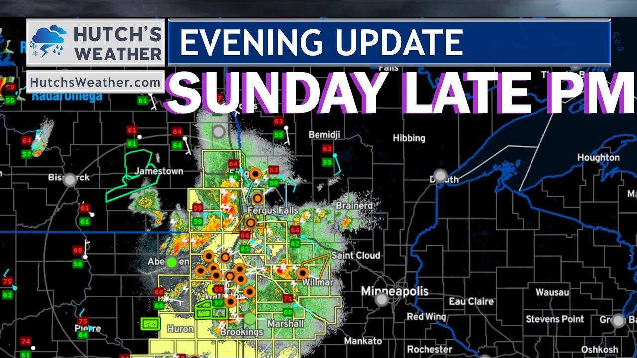 Severe Storm Update: LATE EVENING UPDATE - YouTube