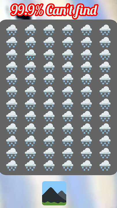 find the odd one out | eye for details #emojichallenge #brainteaser #emoji #oddoneout