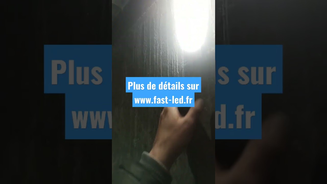 Éclairage sans fil pour votre garage sans électricité ! 