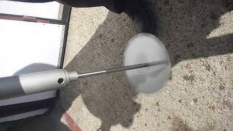 U2333-11 Kates dispersing mixer 60 ltr - test of pneumatic agitator