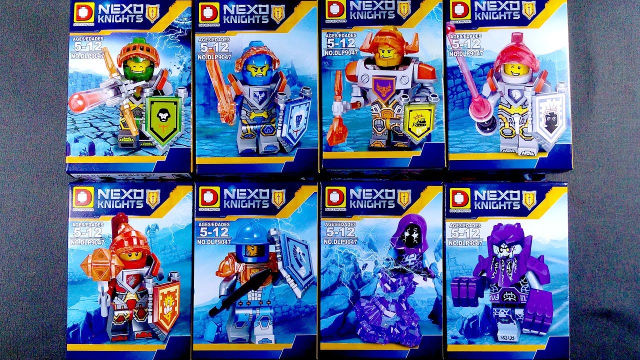 lego nexo knights clay sets