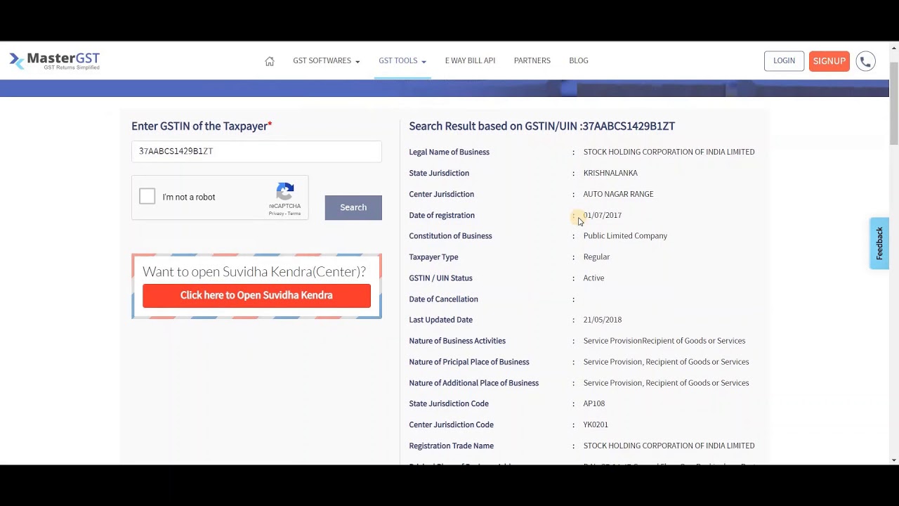 GST Number Search and GSTIN Verification Tool To Get Tax Payer