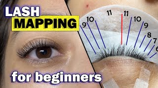 LASH MAPPING for beginners / Classic eyelash extensions with M curl