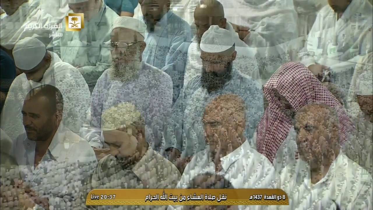 عشاء الخميس 8-11-1437 هـ للشيخ د.  بندر بليلة ما تيسر من سورة الأحقاف
