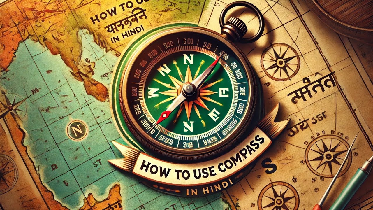 How to Use a Compass | कम्पास का उपयोग कैसे करें - YouTube