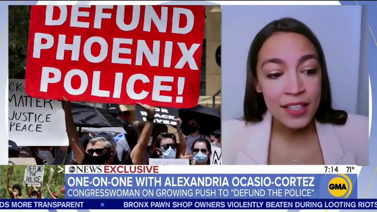OcasioCortez Stumped When Confronted On Studies Showing Defunding