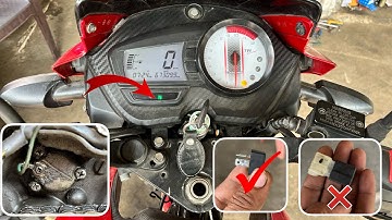 If the neutral light of TVS Apache bike is always on then see how much it can be seen