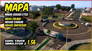 ATUALIZAÇÃO MAPA MINAS ETS2 1.56 NOVAS CARGAS  EMPRESAS TRECHO NOVOS CONFIRA TUDO QUE TA TOP
