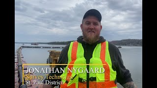 Dredge Goetz working on the Mississippi River