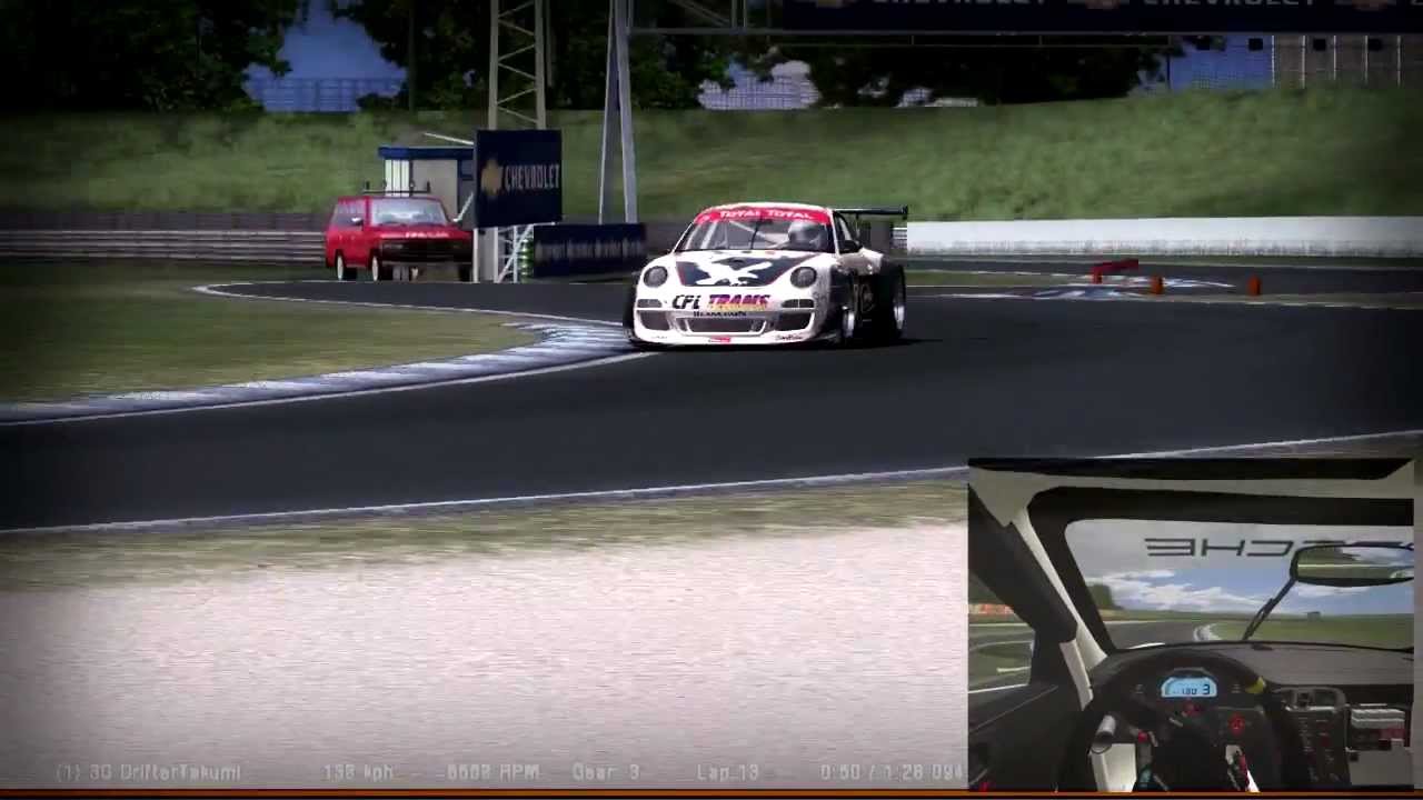 rFactor IWK GT3 Oschersleben German Hot Lap Porsche GT3 Prospeed 24H 1:28:095