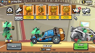 Hill Climb Racing 2 - New Vehicle BEAST - GamePlay Walkrhough screenshot 3