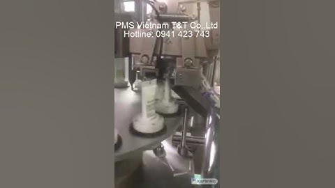 Máy chiết rót tuýp và hàn ống tuýp tự động - PMS Việt Nam