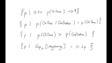 Catrin Campbell Moore - Probability Filters as a Model for Belief (Foundations of Probability)