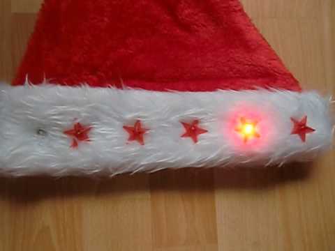 Weihnachtsmütze Mit Pailletten & Bommel - Funkelnde Zipfelmütze Für Weihnachten & Partys