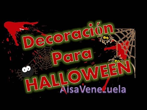 Decoraciones para Halloween arañas y telarañas | AisaVenezuela