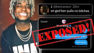 Ken Carson’s Twitter got hacked and all his DM’s got EXPOSED… 😬 (L Rizz)