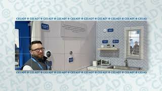 ADT's Safer City booth at CES 2023