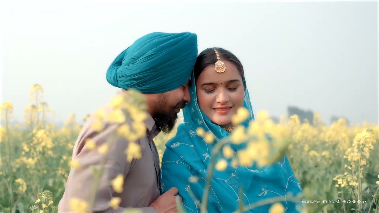 Maninder Singh💞 Baljeet Kaur Pre Wedding Shoot by Bhupindra Studio - Pritam Singh📲.9872398257