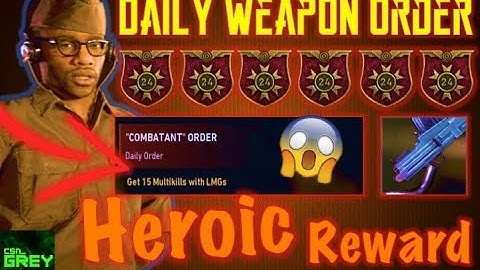 Daily Weapon Order - HERIC BREN "Combatant II" (FREE Lmg) | Call of Duty WW2