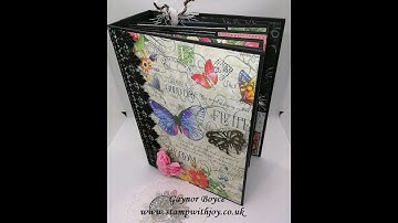 Graphic 45 Flutter 8 x 10 Album  pt 5