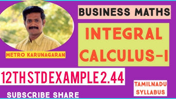 12th Std BM Ex.2.7 Example 2.44 Evaluate integration of x²/ x²-25 dx