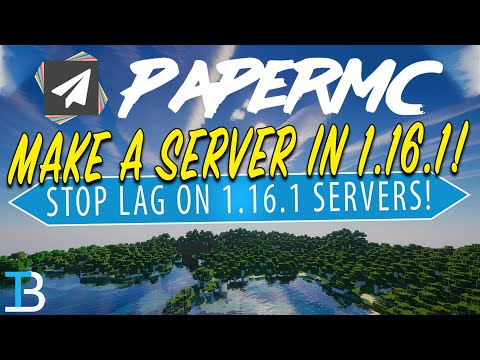 How to Make a Paper Server in Minecraft 1.16.1