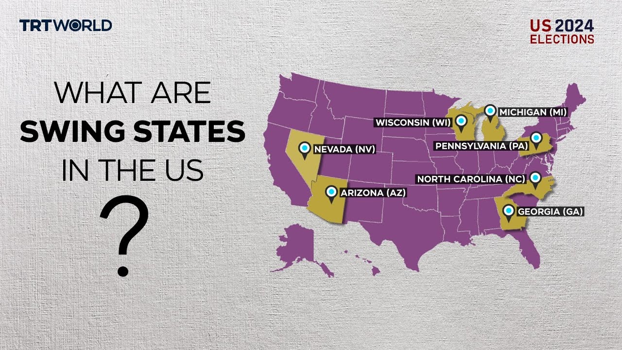 Why swing states play a key role in US presidential elections
