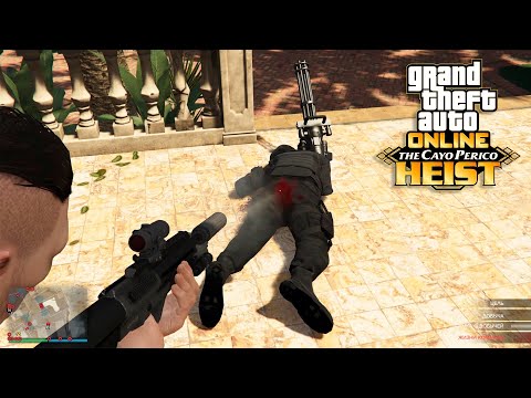 Видео: Забег на Кайо-Перико в соло - текила и золото (глитч с телефоном) - GTA Online