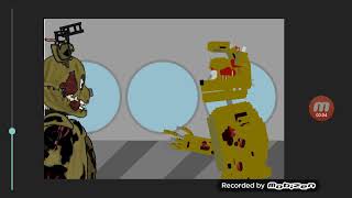 (Dc2 FNaF Battle) Ignited Springtrap Vs Pixel Springtrap