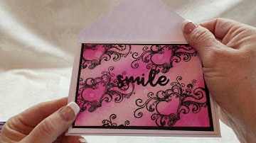 Tim Holtz Distress Oxide Heat Embossed Cards for ASC Supplies on Etsy